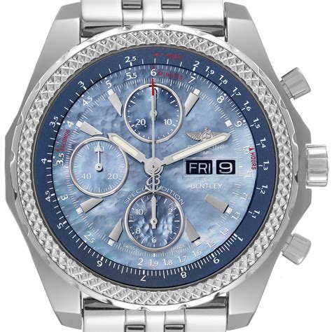 breitling bentley a13362 mother of pearl|Breitling Bentley Motors GT Blue Mother of Pearl Dial Watch .